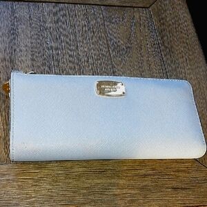 Michael Kors light Blue Wallet